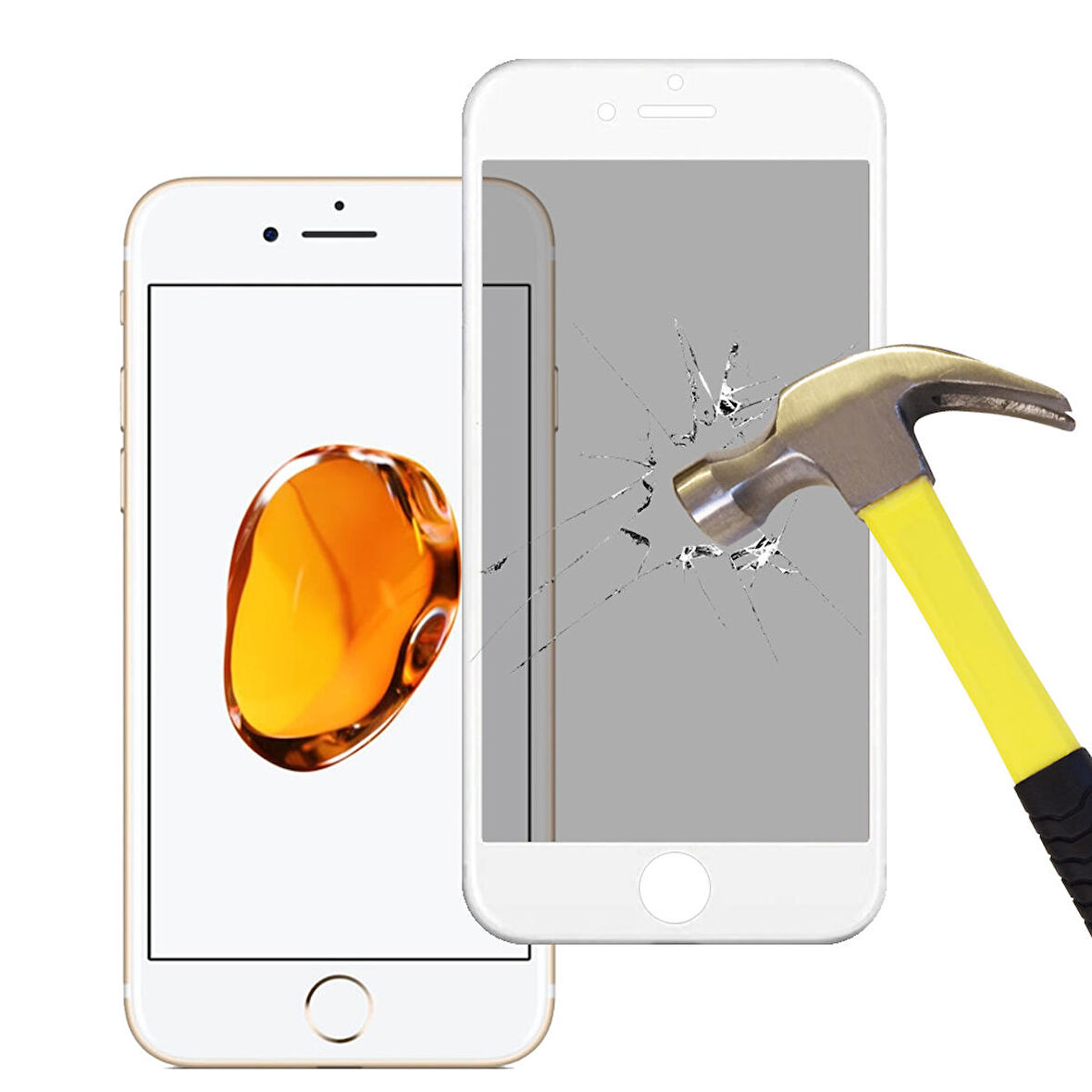 Apple Iphone 6 Tam Kaplayan 3D Cam Ekran Koruyucu